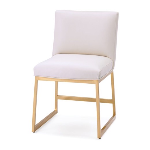 Ines Brass Side Chair